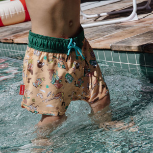 Short de bain garçon anti-UV "Music Festival" Hello Hossy
