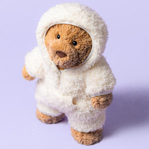 Peluche Ours Bartholomew "All-in-One" (26 cm) Jellycat