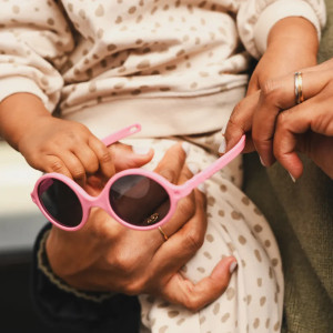 Lunettes de soleil bébé (0-12 mois) Diabola 2.0 "Rose Pivoine"