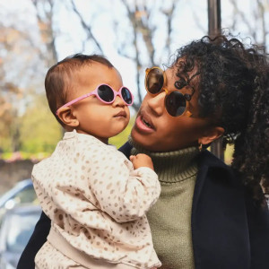 Lunettes de soleil bébé (0-12 mois) Diabola 2.0 "Rose Pivoine"