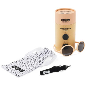 Lunettes de soleil bébé (0-12 mois) Diabola 2.0 "Abricot"