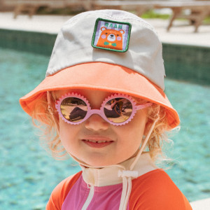 Lunettes de soleil bébé (12-24-mois) Fleur "Verveine"