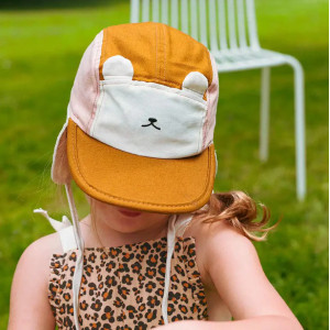 Casquette enfant Camper Ourson "Rose et Brun" (2-6 ans) Ki et La