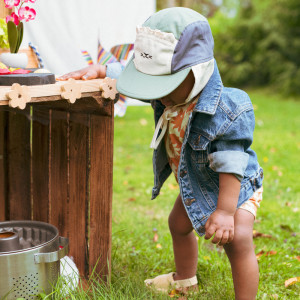 Casquette enfant Camper Cap "Lion Vert et Bleu" (2-6 ans) Ki et La
