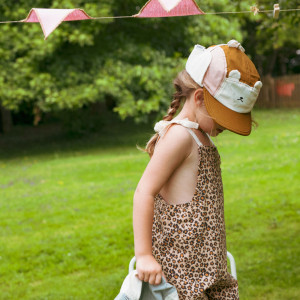 Casquette enfant Camper Ourson "Rose et Brun" (2-6 ans) Ki et La