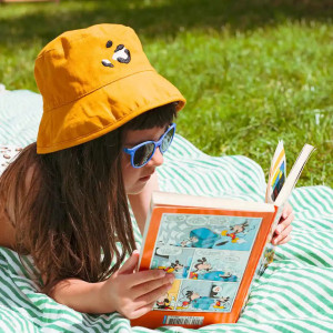 Bob bébé et enfant réversible anti-UV "Léopard" Ki et La