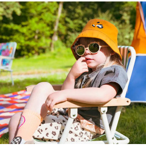 Bob bébé et enfant réversible anti-UV "Léopard" Ki et La