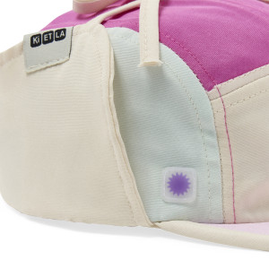 Casquette bébé anti-UV Camper "Fleur Fuschia" kietla