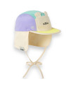 Casquette bébé anti-UV Camper "Ourson Bleu Jaune Vert"