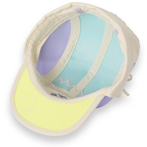 Casquette bébé anti-UV Camper "Ourson Bleu Jaune vert" kietla