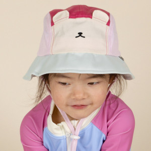 Bob bébé anti-UV Camper "Ourson Framboise" kietla