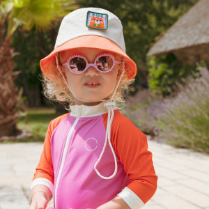Bob bébé et enfant anti-UV "Orange" Kietla