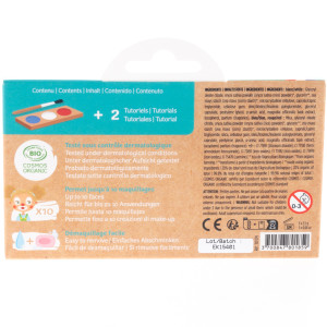 Palette de Déguisement enfant BIO 3 fards "Clown et Arlequin"