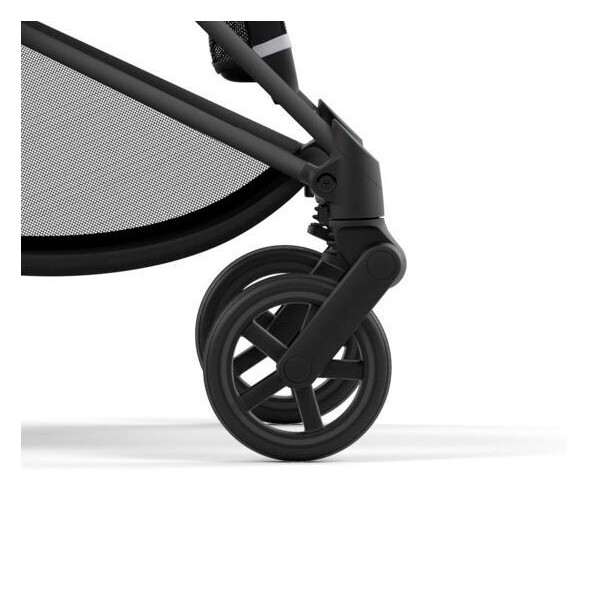 Roues Avant de poussette MIOS 3 "Matt Black" (x2)