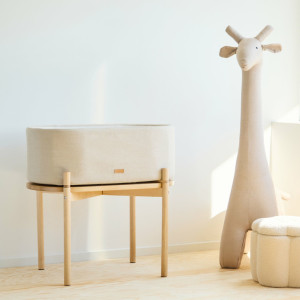 Berceau en bois 2 en 1 Teddy "Lin Beige" Childhome