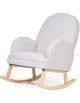 Fauteuil à bascule d'allaitement en bois "Lin Beige"