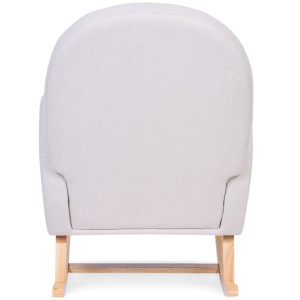 Fauteuil à bascule en bois "Lin Beige"