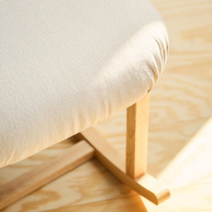 Repose-pied à bascule en bois "Lin Beige" Childhome
