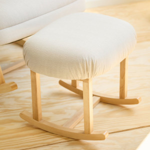 Repose-pied à bascule en bois "Lin Beige" Childhome
