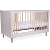 Lit bébé évolutif 70x140 en bois "Cosy Clay"