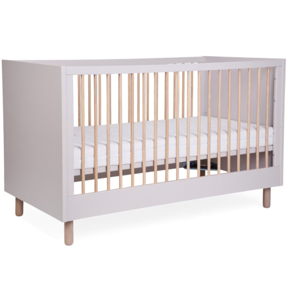 Lit bébé évolutif 70x140 en bois "Cosy Clay"