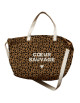 Sac XL en coton Capsule "Coeur Sauvage"