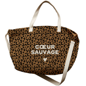 Sac XL en coton Capsule "Coeur Sauvage" Zakuw