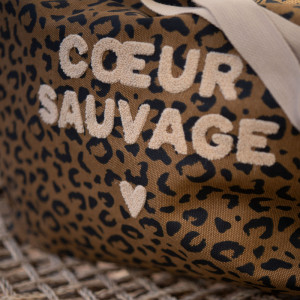 Sac XL en coton Capsule "Coeur Sauvage" Zakuw