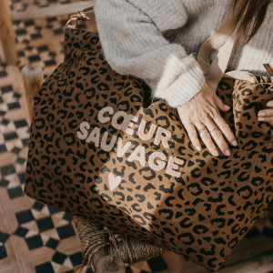 Sac XL en coton Capsule "Coeur Sauvage" Zakuw