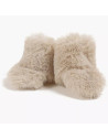 Snow Boots en fausse fourrure "Beige" pour poupée Gordis Minikane