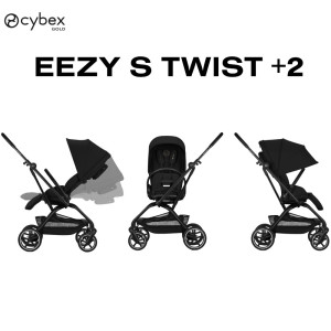  Poussette Cybex Eezy S Twist +2 "Stormy Blue" (2026)
