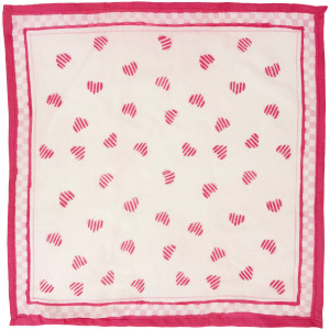 Foulard en coton Oscar "Sweetheart Rose" (Petit) Milinane