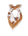 Foulard en coton Oscar "Tigre Milk" (Petit) Milinane