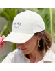 Casquette en velours côtelé Colette "Bad Ass Club" (Maman)