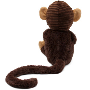 Peluche Ptipotos Singe Maman + Bébé "Chocolat" Déglingos