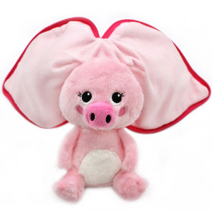 Peluche Flipetz "Piglet le Cochon & Radis" Déglingos