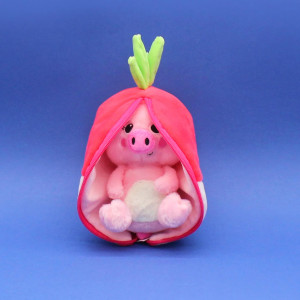 Peluche Flipetz "Piglet le Cochon & Radis" Déglingos