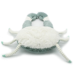 Peluche Ptipotos Crabe Maman + Bébé "Menthe" (46 cm) Déglingos