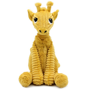 Peluche Ptipotos Girafe Maman + Bébé "Jaune Moutarde" (30 cm)