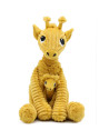 Peluche Ptipotos Girafe Maman + Bébé "Jaune Moutarde" (30 cm)