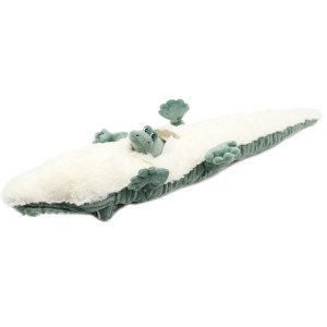 Peluche Ptipotos Crocodile Maman + Bébé "Vert" (60 cm) Deglingos