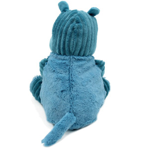Peluche Ptipotos Hippopotame Maman + Bébé "Bleu" (27 cm)
