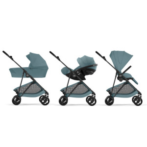  Poussette Cybex Melio Carbon 6 "Stormy Blue" (2026)