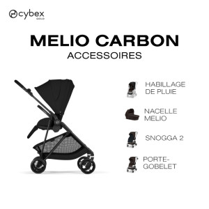  Poussette Cybex Melio Carbon 6 "Stormy Blue" (2026)