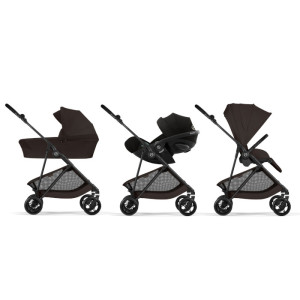  Poussette Cybex Melio Carbon 6 "Chocolate Brown" (2026)