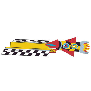 Kit Créatif "10 fusées en papier à créer" (7-10 ans) Janod