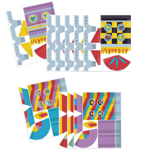 Kit Créatif "10 fusées en papier à créer" (7-10 ans) Janod