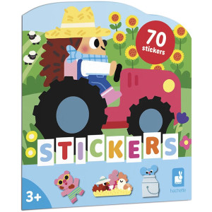 Cahier de stickers et Décors "La Ferme" (3-5 ans) Janod