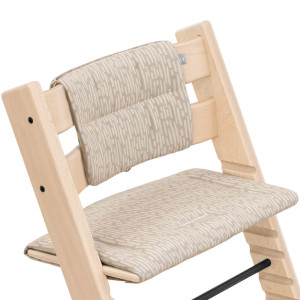Coussin Tripp Trapp en PET Recyclé "Beige Timber" (2026)