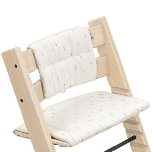 Coussin pour chaise Tripp Trapp en coton bio "Crème de Blé" Stokke
